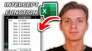 How To Use The INTERCEPT Function In Excel