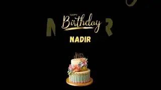happy birthday nadir #nadir #birthday #birthdaycelebration #birthdaywishes #celebration