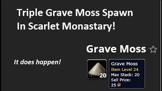 Scarlet Monastery Graveyard - Triple Grave Moss Spawn - WoW Classic