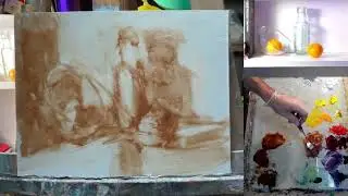 Live oil painting with James Budden