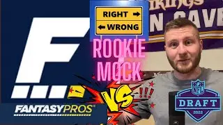 Dynasty Rookie Superflex Mock Draft 2022 Compared against Fantasy Pros Rankings