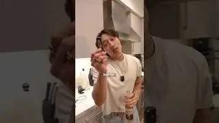How To Open a Beer with a Lighter #beer #cocktails #bartender #bartending #mixology #barchemistry