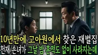 10년만에 고아원에서 찾은 재벌집 천재 손녀가 그날 밤 흔적도 없이 사라지는데ㅣ창작드라마ㅣ감동사연ㅣ노후사연ㅣ오디오북