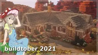 [Minecraft] #Buildtober2021 Autumn Tudor House 🍄🍁 | CIT Resource Packs