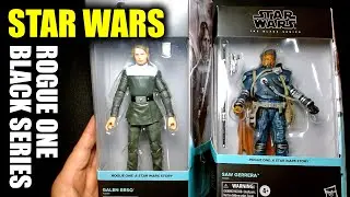 Star Wars Rogue One Black Series Galen Erso & Saw Gerrera Unboxing and Review