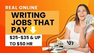 Real Online Writing Jobs That Pay - Remote Work From Home Jobs