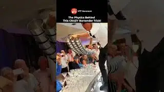 Bartender Trick EXPLAINED by Physics!😳🍹🤯 #shorts #viral
