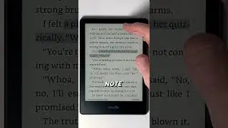 Как легко добавлять примечания к тексту в книгу Kindle и находить его в выделенных отрывках #Shorts