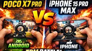 iPhone 15 pro max vs Poco X7 pro 🎮