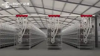RIGHT&reg; Automatic Harvest Broiler Cage