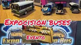 EXPOSICION DE AUTOBUSES A ESCALA DE METAL DICIEMBRE