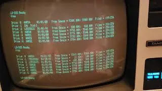 Partitioning an MFM Hard Drive on a TRS-80 Tandy Model4D using RSHARD - Part2