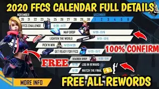 2020 FFCS Calendar Full Details In Free Fire || 2020 FFCS All Event How To Complete In Free Fire ||