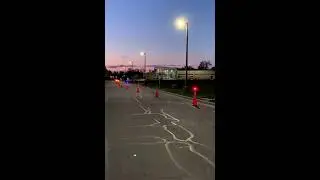 CTA Traffic cones with red/white iZonus Pro Series lights