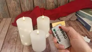 The Most Realistic Glowing LED Candles | White Paraffin Wax & Remote Control