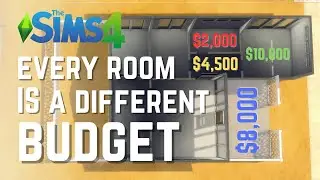 Every Room Is A Different Budget Challenge #2 | Speed Build | The Sims 4 | Chatting