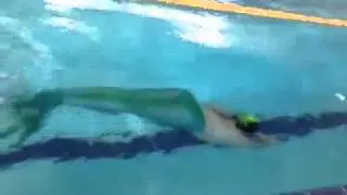 First swim with the Arielle Magictail