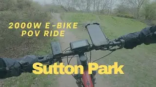 2000W eBike POV Ride Through Sutton Park