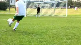 Top Soccer Skills, Drills and Technique Clips Football Development Australia Dribble Dummy Shoot #5