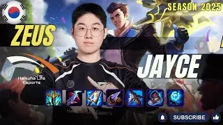HLE Zeus JAYCE vs SION Top - Patch 25.24 KR Ranked | lolrec