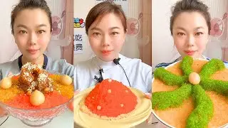 Homemade Chinese Fish Roe ASMR | Colorful Fish Eggs Eating | #91