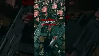 Top 10 countries with the most active personnel #military #shorts