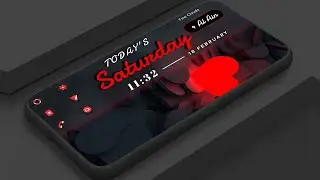Лучшая тёмно-красная || Настройка главного экрана Nova || Настройка Nova Launcher 2023 Лучшая настройка🔥🔥