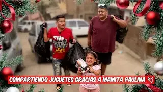 Compartiendo juguetes gracias a mamita Paulina 🕊️