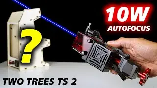 FINALLY!! Laser engraving with AUTOFOCUS, BIG area 450x450 Review Two trees TS2 10W