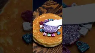 glitter ladies bag spread pancake #youtubeshorts #oddlysatisfying #satisfying#viralshorts #asmrvideo