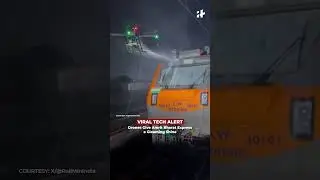Viral Alert: Drones Give Amrit Bharat Express a Stunning Makeover