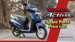Honda Activa Scooty Spare Parts Price List 2024 | Auto Flashback | Activa Spare Parts Price 2024
