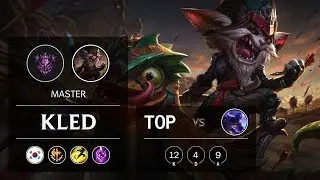 Kled Top vs Ryze - KR Master Patch 9.17