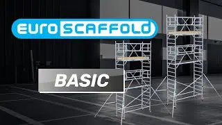 Rolsteiger Basic van Euroscaffold, opgebouwd in de vrije ruimte