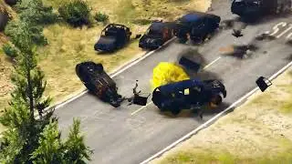 Iran Israel War | Israeli F-35 Fighter Jets Attack on Irani Army Weapons Supply Convoy - GTA 5
