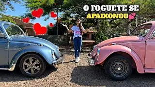 ENCONTREI UM FUSCA ROSA - O FOGUETE SE APAIXONOU !!!