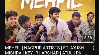 Mahefil Nagpur Artist FT.Ayush mishra ,Atul Patne, Keyur ,Arshad ,Rk, Ashvin  A Musical Soiree 🎵💫