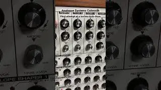 Huge synth for one kick drum, Analogue Systems Colossus