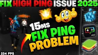 How To FIX High PING Problem In Free Fire PC | Easy Way To Fix Slow Internet Ping High Issue 2025