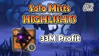 Albion Online - 33M Profit In The Mists | Solo Mists | PVP Highlights｜Prowling Staff #2