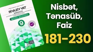 Nisbət, Tənasüb, Faiz 121-180 | Güvən 9-cu sinif 2024-2025 riyaziyyat |