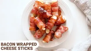 Bacon Wrapped Cheese Sticks