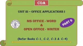 COA-Theory-Unit III-Part 6