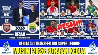 RESMI‼️BERITA 50 TRANSFER BRI SUPER LEAGUE 2026 🔥 MARIANO PERALTA PERSIB || BERITA PERSIB HARI INI