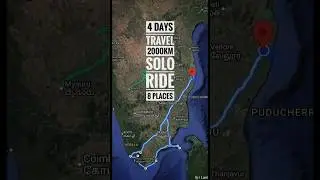 2000kms | 4 days | 8 places Explored #shorts #shortvideo #short