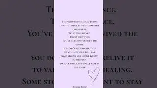 #TrustThePeace #healingjourney  #quotes #feeltoheal