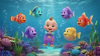Counting Fish Under the Sea Song for Kids | Nursery Rhymes, Counting 1&ndash;10, Baby Songs
