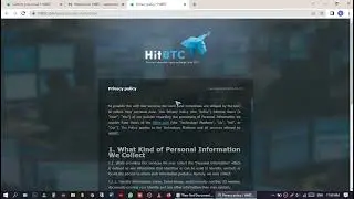 Create Free Hitbtc Account