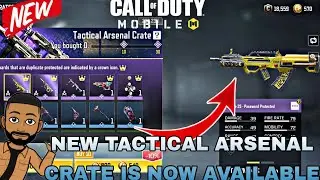 NEW TACTICAL ARSENAL CRATE WITH 3 EPIC WEAPON SKINS AND MORE IN SEASON 1 CALL OF DUTY MOBILE CODM