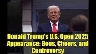 Donald Trump's U.S. Open 2025 Appearance: Boos, Cheers, and Controversy